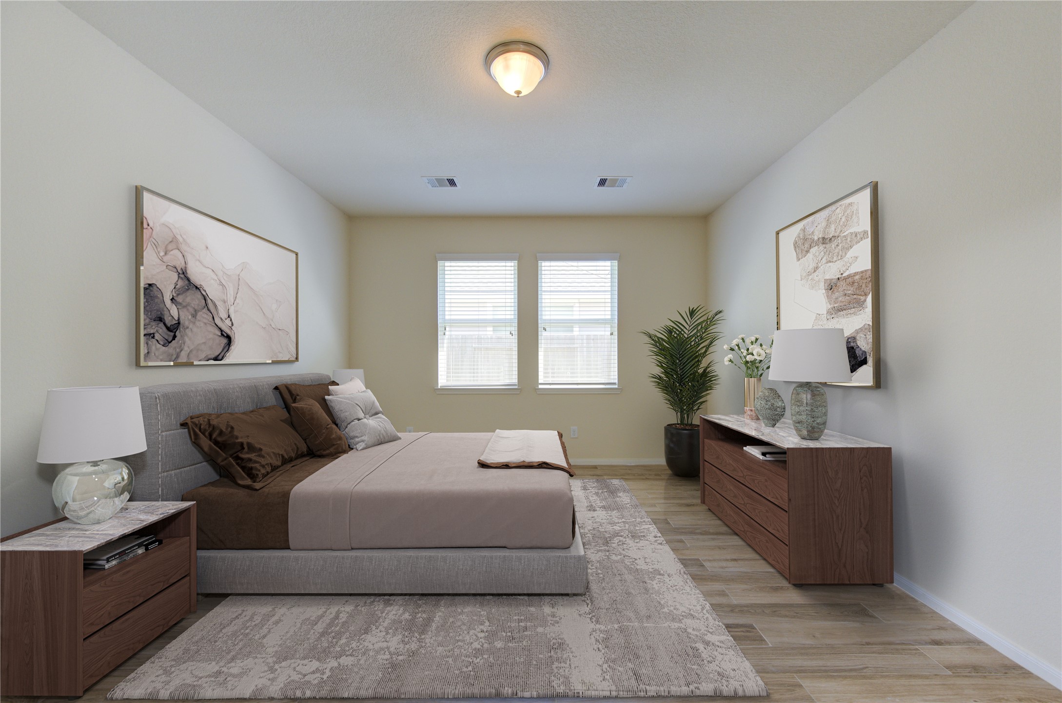 6518 Wilshire Ridge Houston, TX 77040 - Photo 16 of 30 Virtually staged primary bedroom