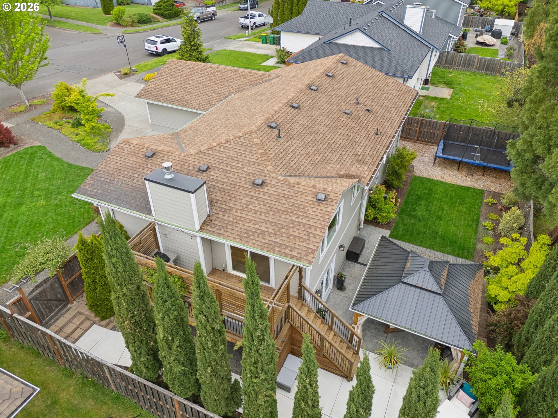 6330 Southwest Fisher Avenue Beaverton, OR 97008 - Photo 47 of 48 an aerial view of a house