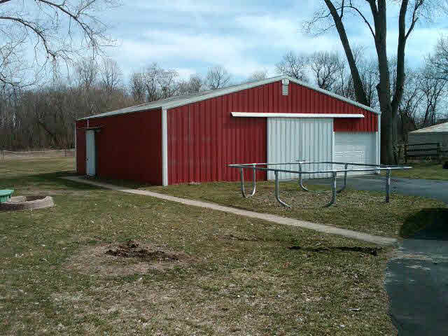 8766 Douglas Road Temperance, MI 48182 - Photo 4 of 7 Pole Barn Front