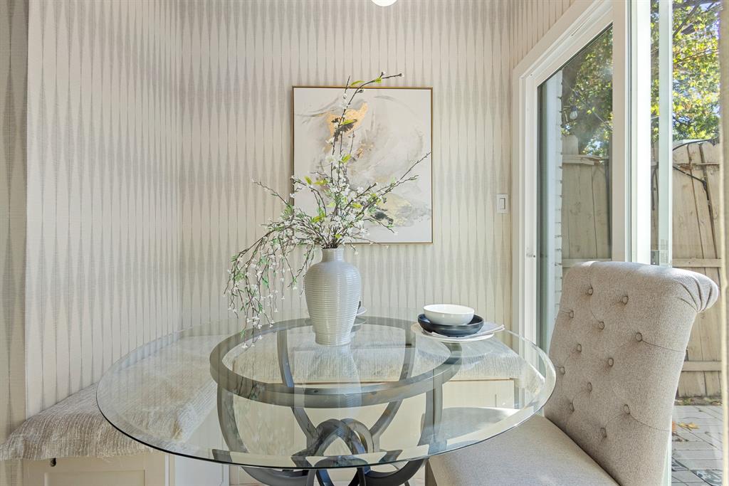 2806 Knight Street, Unit 103 Dallas, TX 75219 - Photo 7 of 17 a dining room with furniture and window