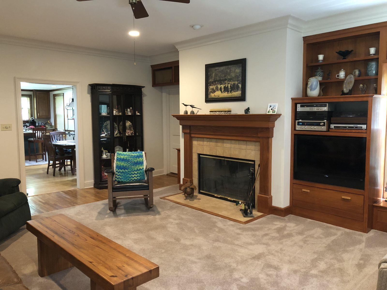 3334 Oak Road Bartlett, TN 38135 - Photo 6 of 40 a living room with furniture and a fireplace