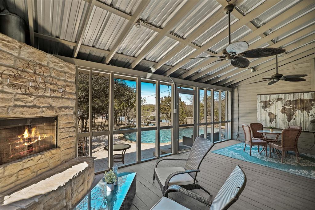 4843 Pike Road Graham, TX 76450 - Photo 25 of 37 Lovely Rock Fireplace for Cool Lake Nights