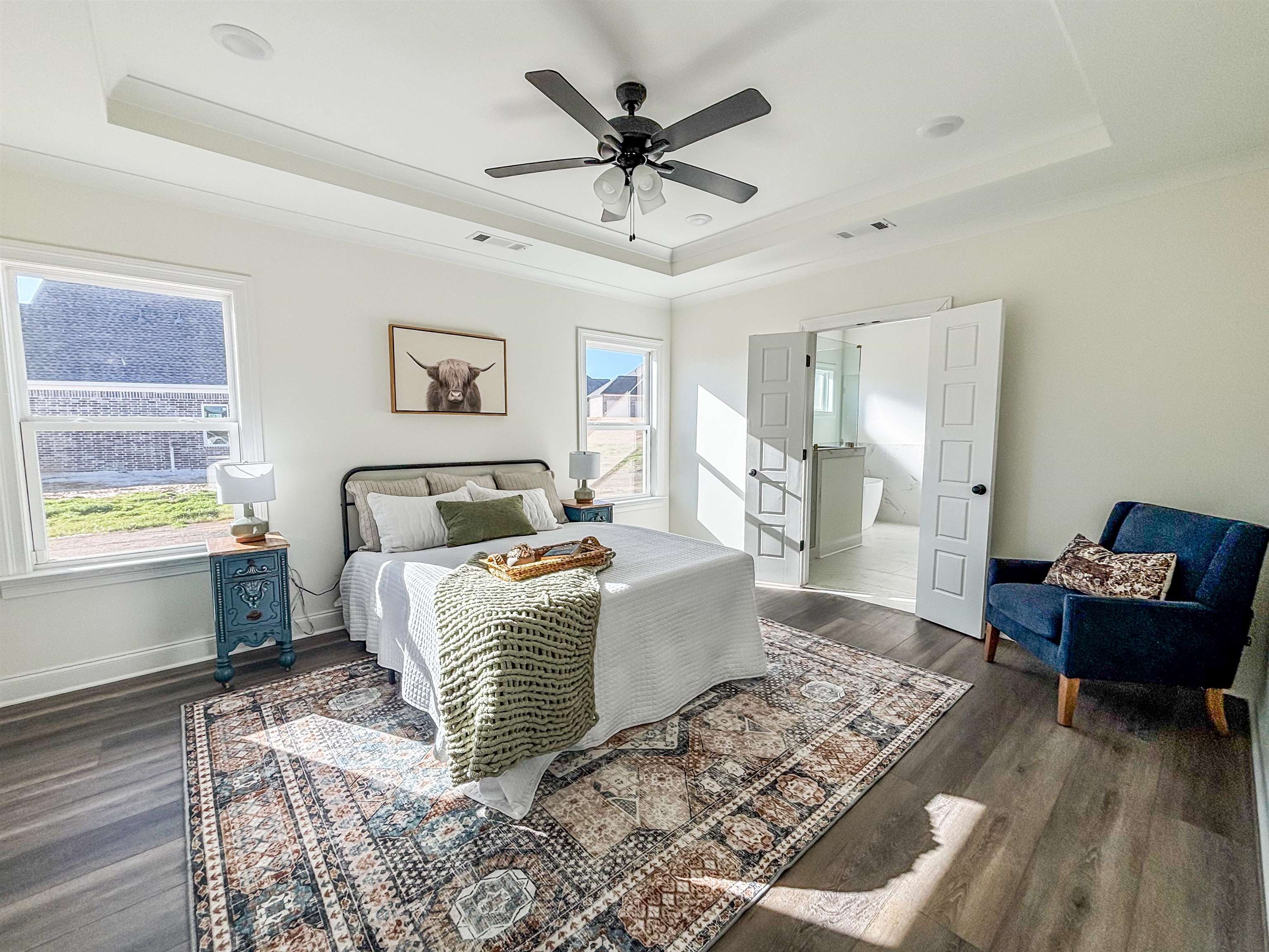 125 Columbia Way Atoka, TN 38004 - Photo 5 of 28 a bedroom with a bed and a couch