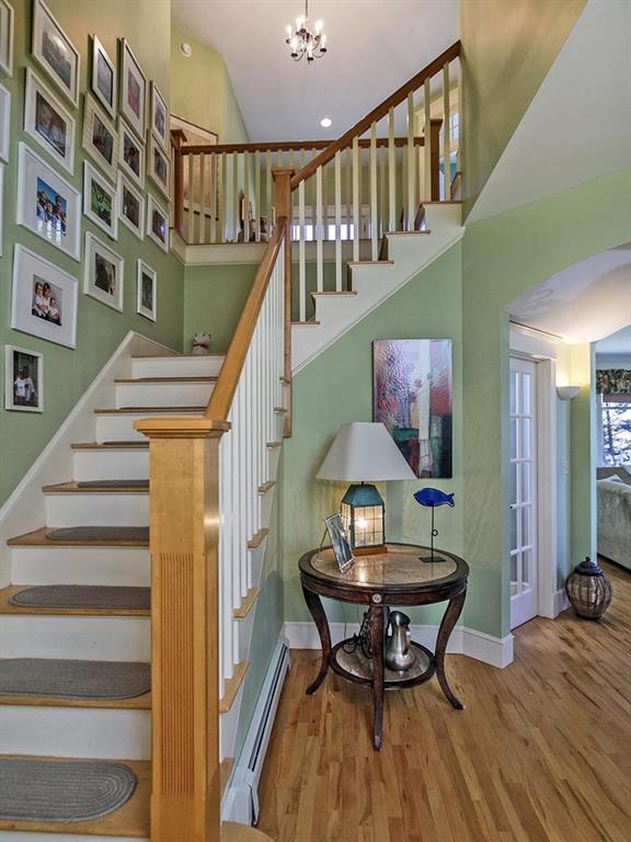 89 Cedar Beach Road Bailey Island, ME 04003 - Photo 20 of 35 Hallway stairs to the second level.