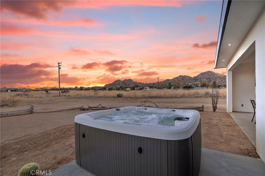 5145 Tom Mix Road Pioneertown, CA 92268 - Photo 72 of 75 a view of a terrace with skyline