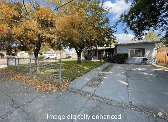 a view of a lake with a house