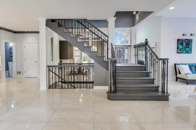 a view of entryway and hall