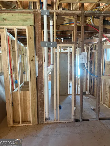 a view of a storage room