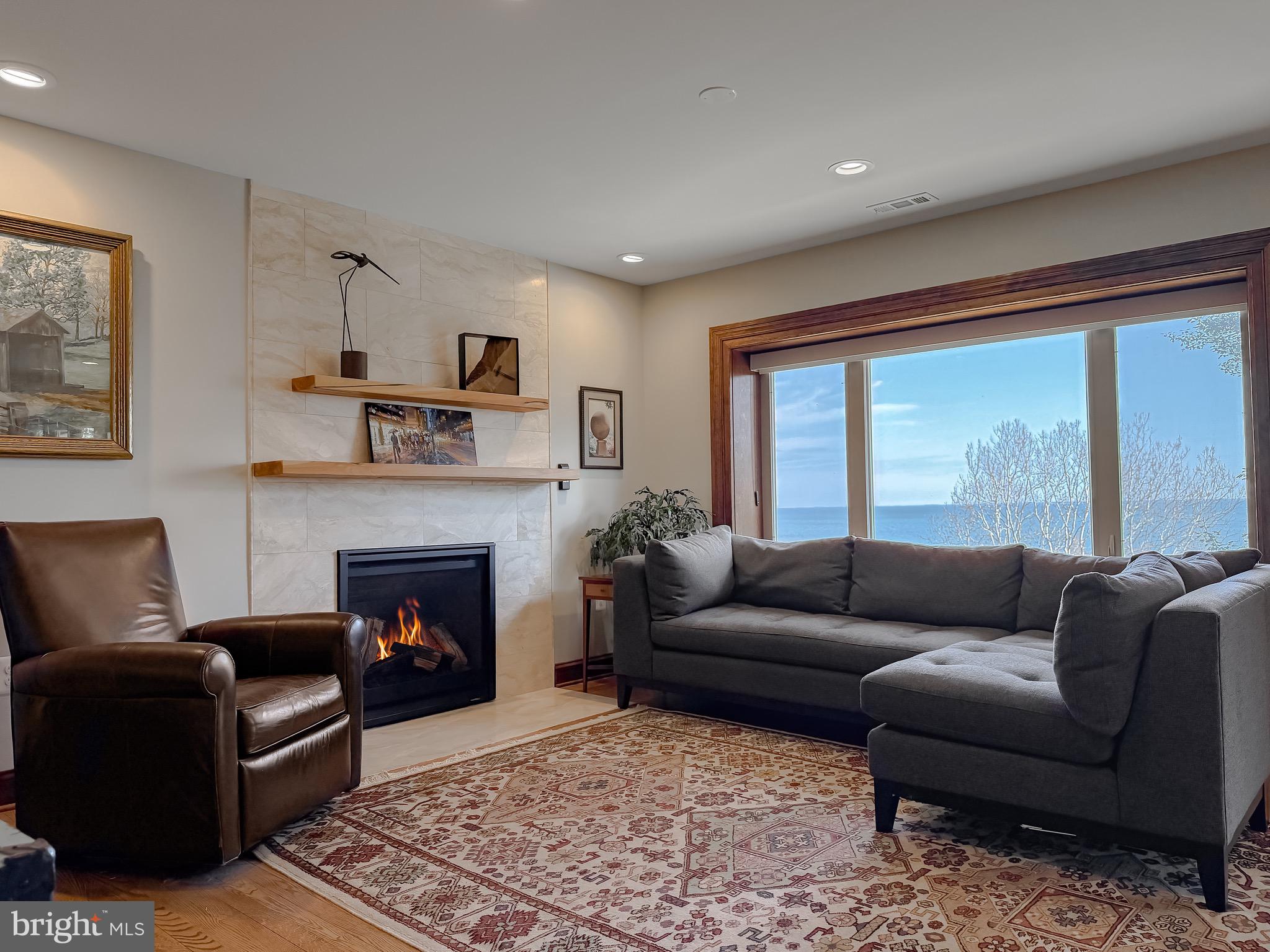 1586 Laurel Road St. Leonard, MD 20685 - Photo 3 of 73 Living Room with great views and gas FP.