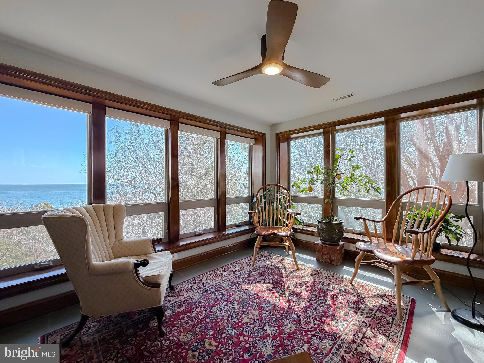 1586 Laurel Road St. Leonard, MD 20685 - Photo 4 of 73 Views up and down the Bay from Sun Room