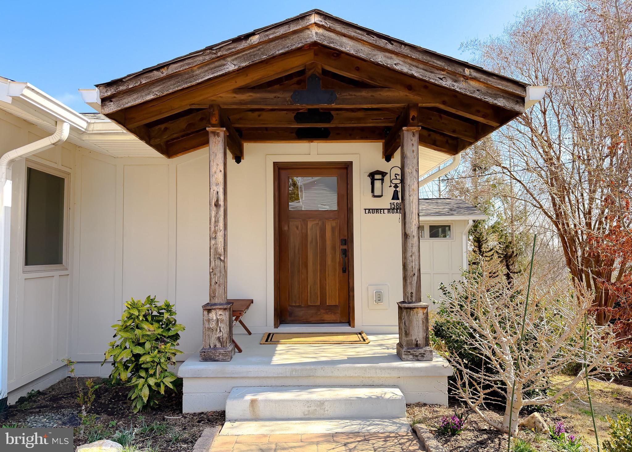 1586 Laurel Road St. Leonard, MD 20685 - Photo 55 of 73 Front entrance, Craftsman wood door