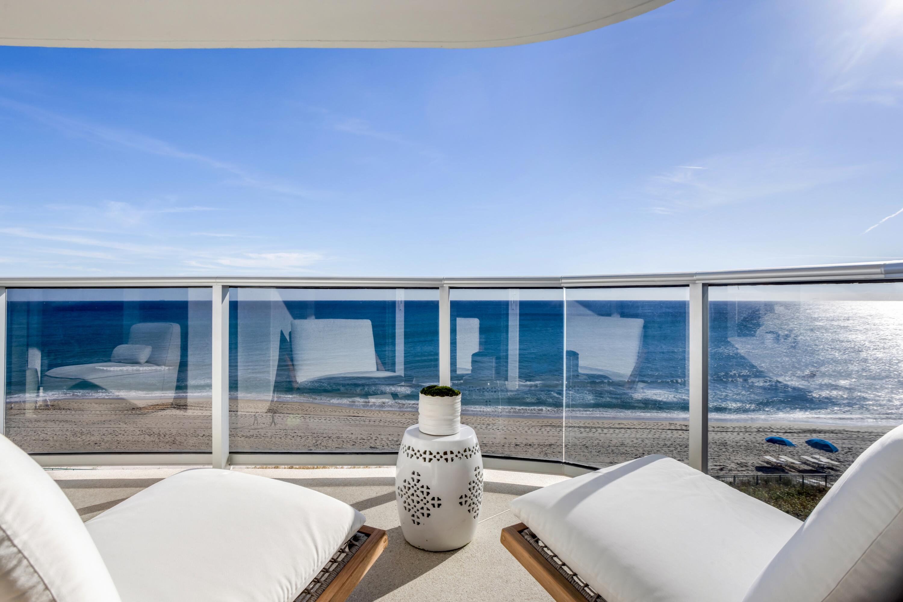 350 South Ocean Boulevard, Unit 4D Boca Raton, FL 33432 - Photo 17 of 34 BALCONY TO OCEAN VIEW