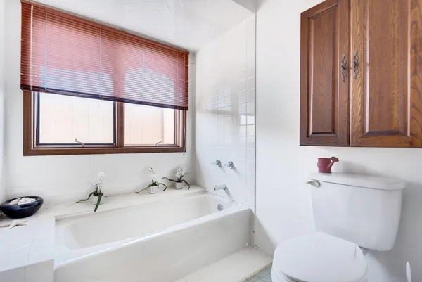 a bathroom with a sink and a toilet