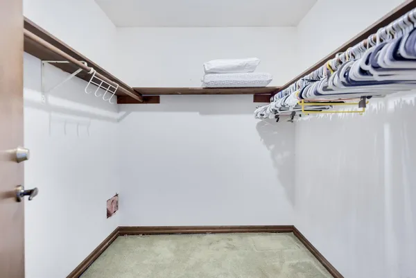 a view of walk in closet