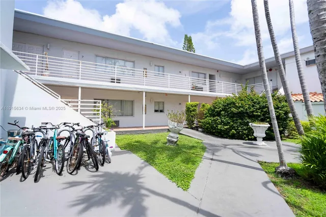 a front view of a house having patio