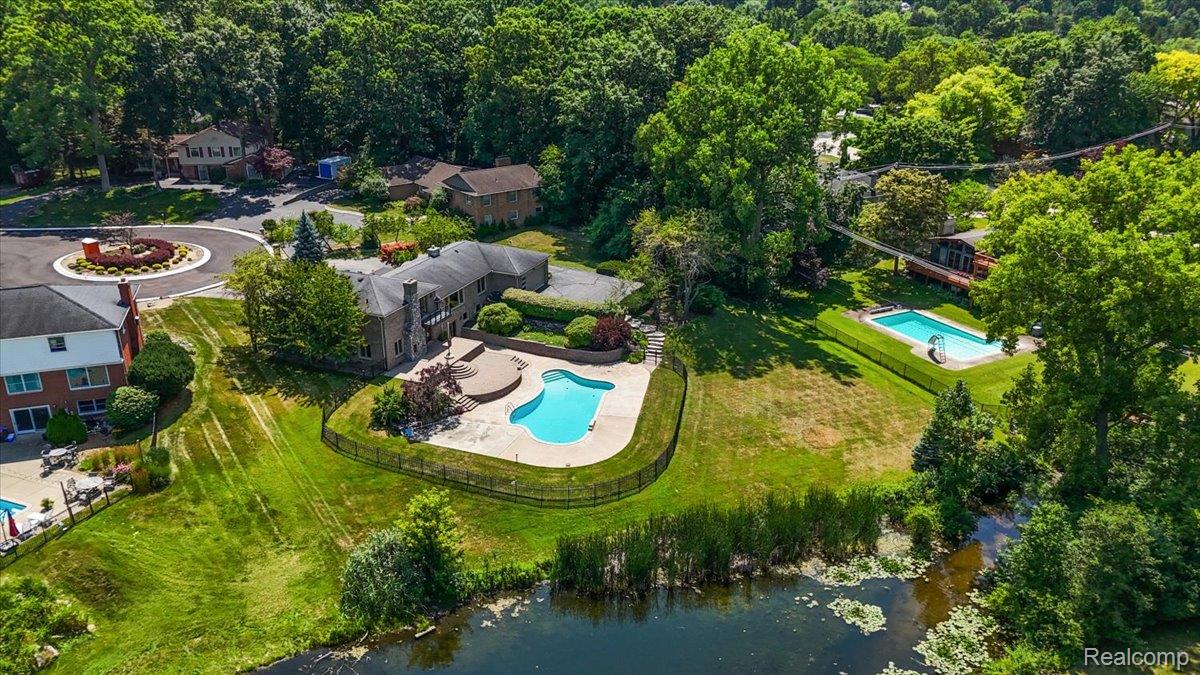 980 Sandhurst Road Bloomfield Hills, MI 48302 - Photo 70 of 75 Aerial View
