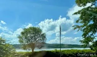 a view of lake and mountain