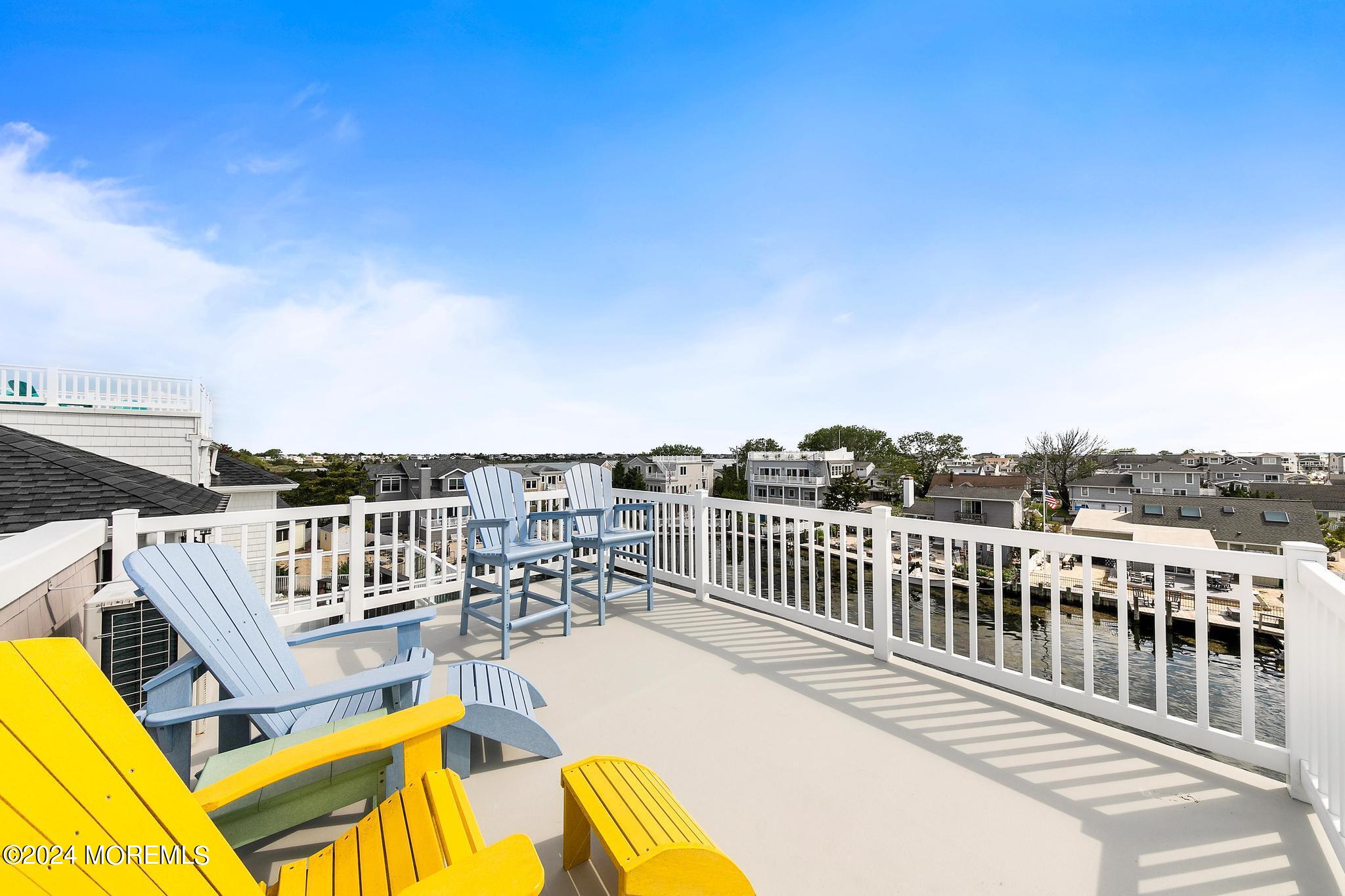 10 Arnold Boulevard Beach Haven, NJ 08008 - Photo 42 of 81 a view of a balcony with a patio