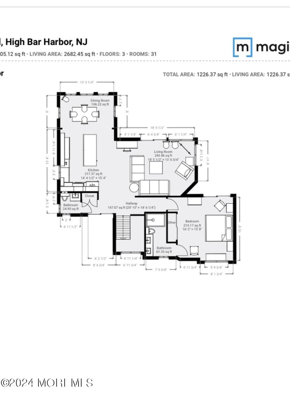 10 Arnold Boulevard Beach Haven, NJ 08008 - Photo 70 of 81 a picture of a floor plan