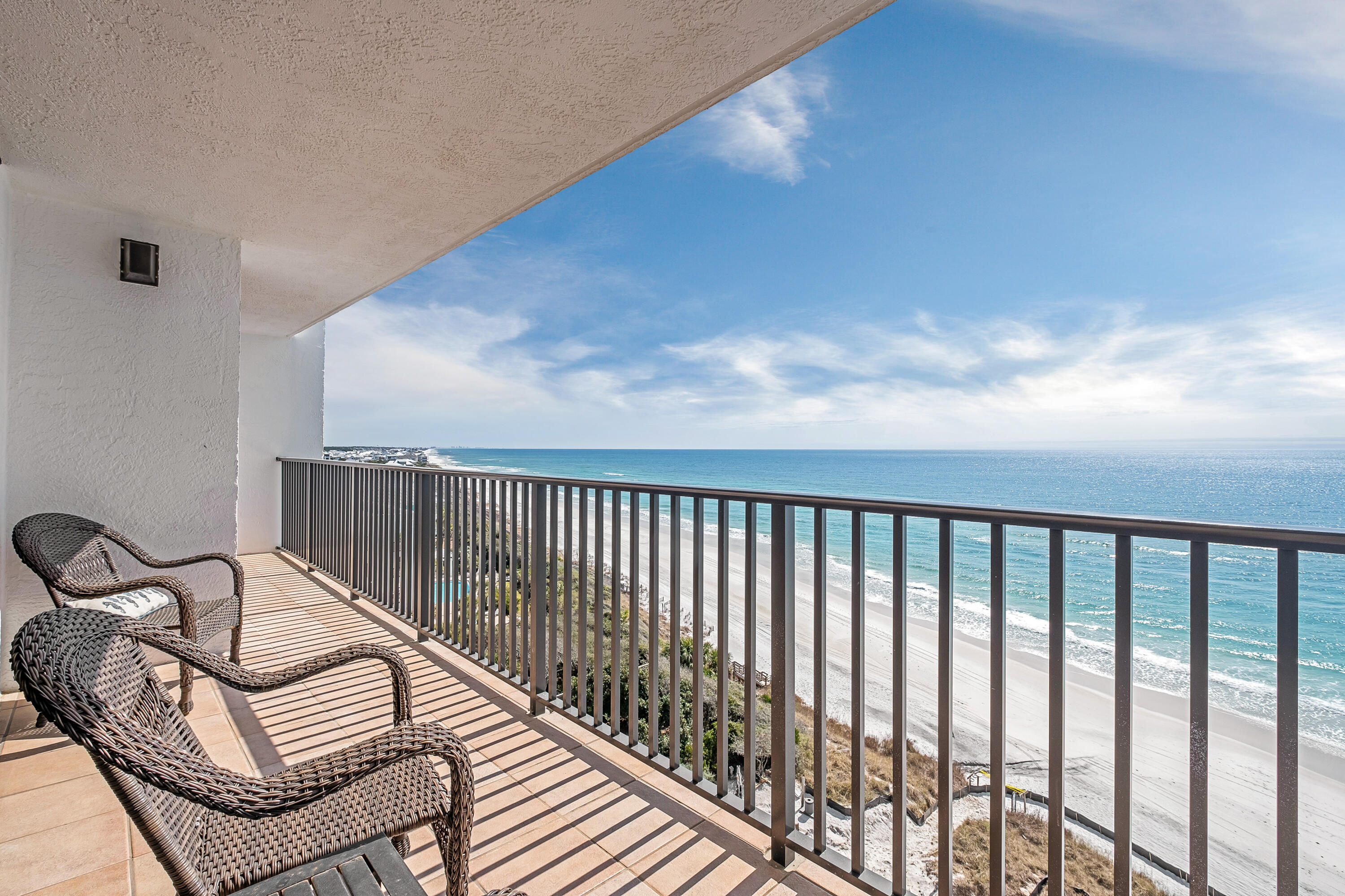 4100 East County Highway 30A, Unit 902 Santa Rosa Beach, FL 32459 - Photo 23 of 54 a view of a balcony with chair