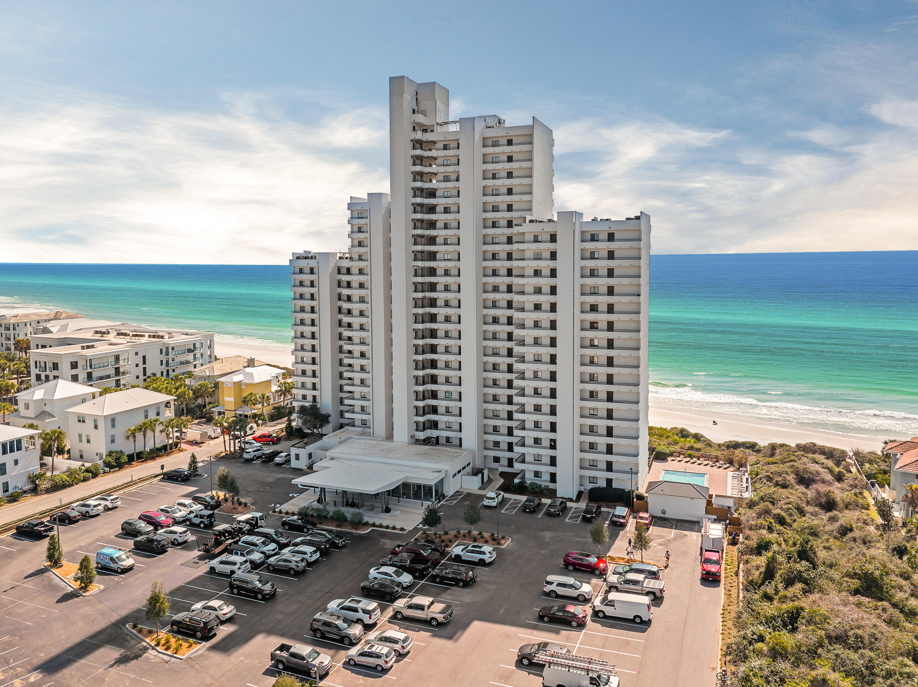 4100 East County Highway 30A, Unit 902 Santa Rosa Beach, FL 32459 - Photo 47 of 54 a view of ocean with a multi story building
