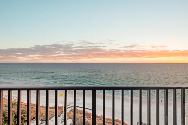 a view of a ocean with beach