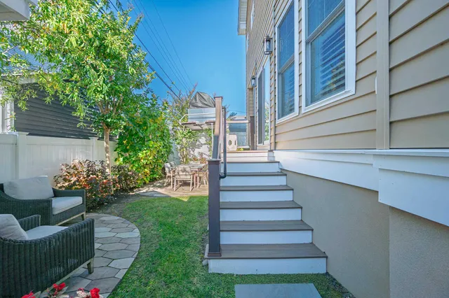 a view of a house with a garden