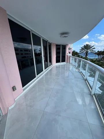 a front view of a multi story building