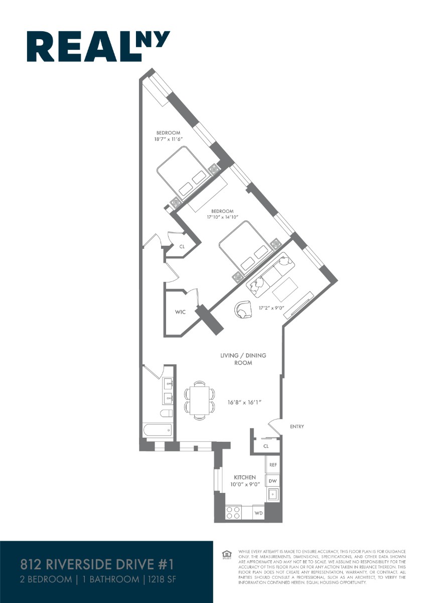 812 Riverside Drive, Unit 1 Manhattan, NY 10032 - Photo 16 of 16 Floor Plan