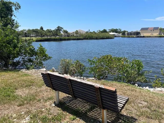 an outdoor space view with a seating space