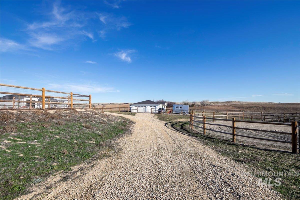 6721 El Paso Road Caldwell, ID 83607 - Photo 39 of 50 View of dirt / gravel road featuring a view of rural / pastoral area