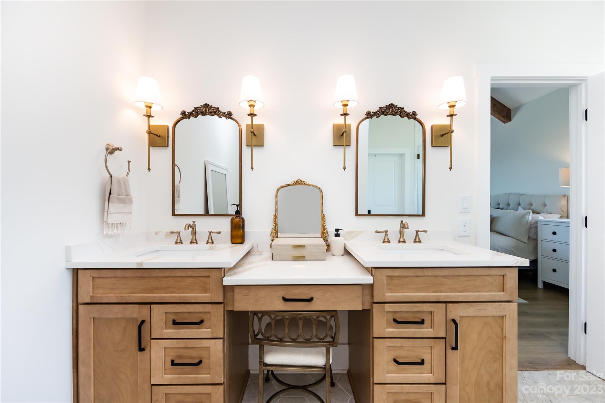 4316 Nesbit Road Monroe, NC 28112 - Photo 19 of 47 a bathroom with a sink and a mirror