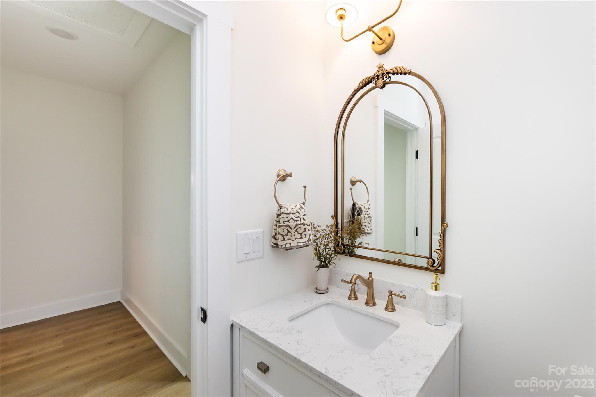 4316 Nesbit Road Monroe, NC 28112 - Photo 29 of 47 a bathroom with a sink and a mirror