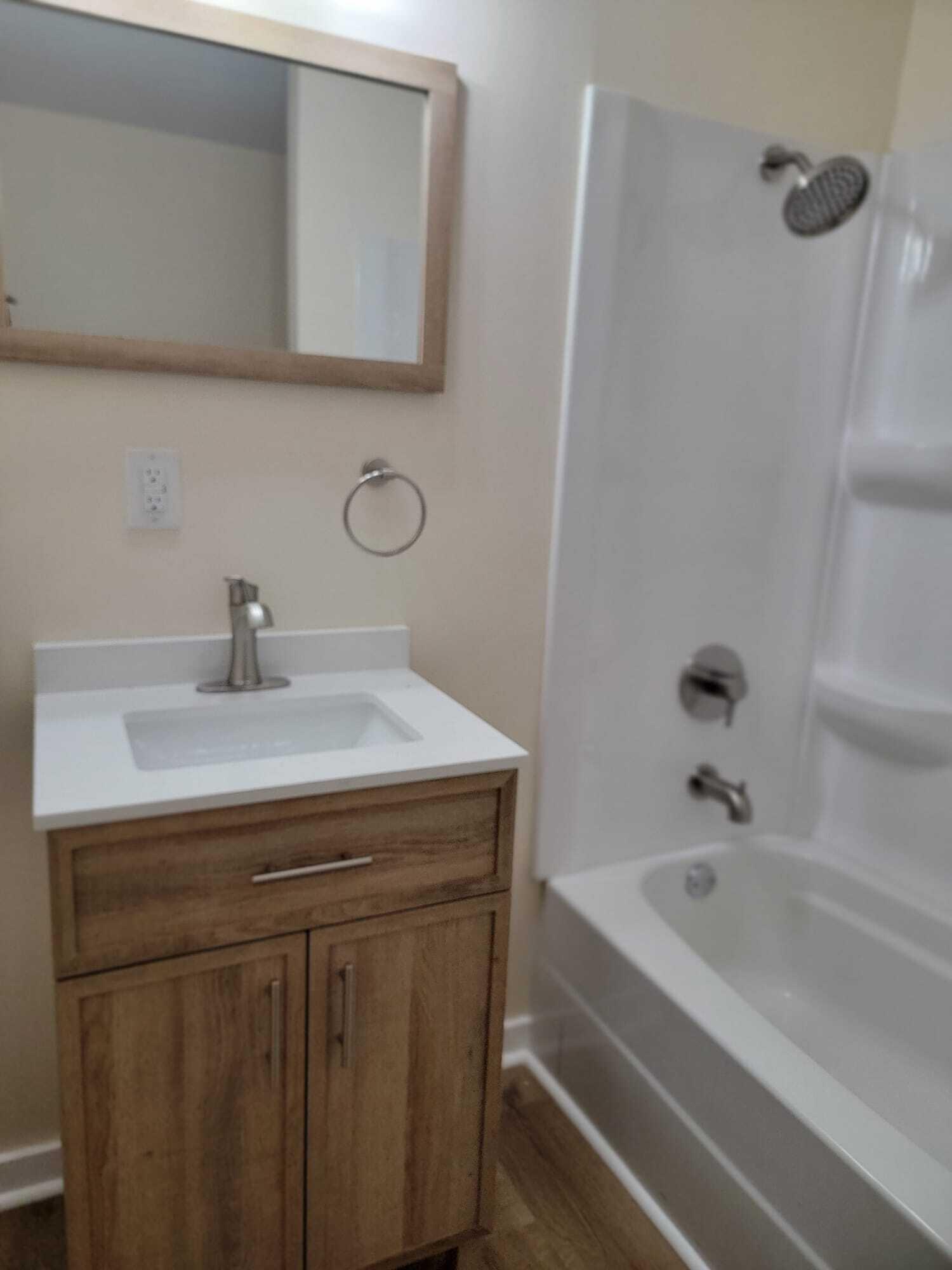 640 Cooks Knob Road Ferrum, VA 24088 - Photo 32 of 50 a bathroom with a sink a vanity and a bathtub