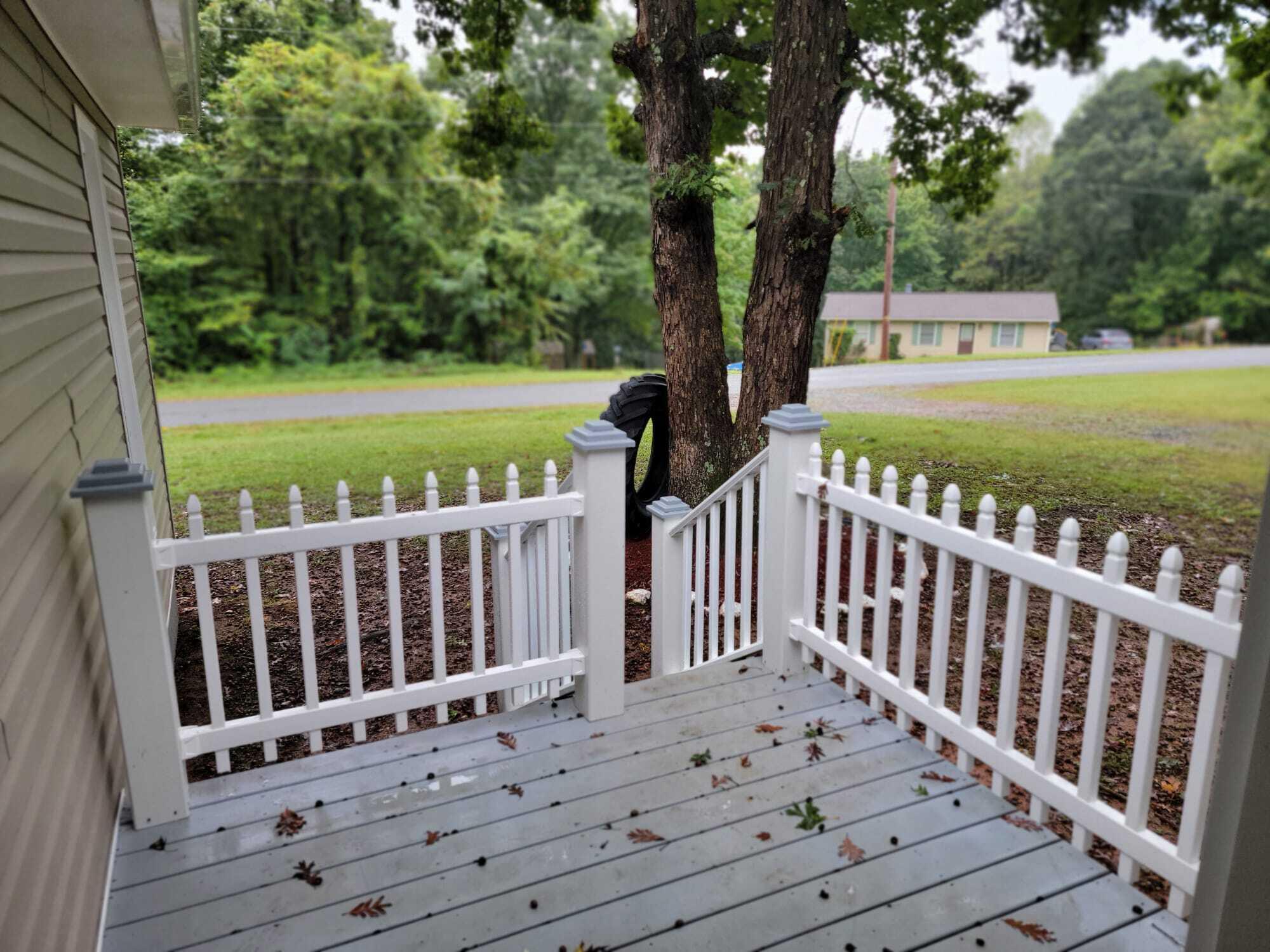 640 Cooks Knob Road Ferrum, VA 24088 - Photo 41 of 50 a view of a wooden deck with a yard