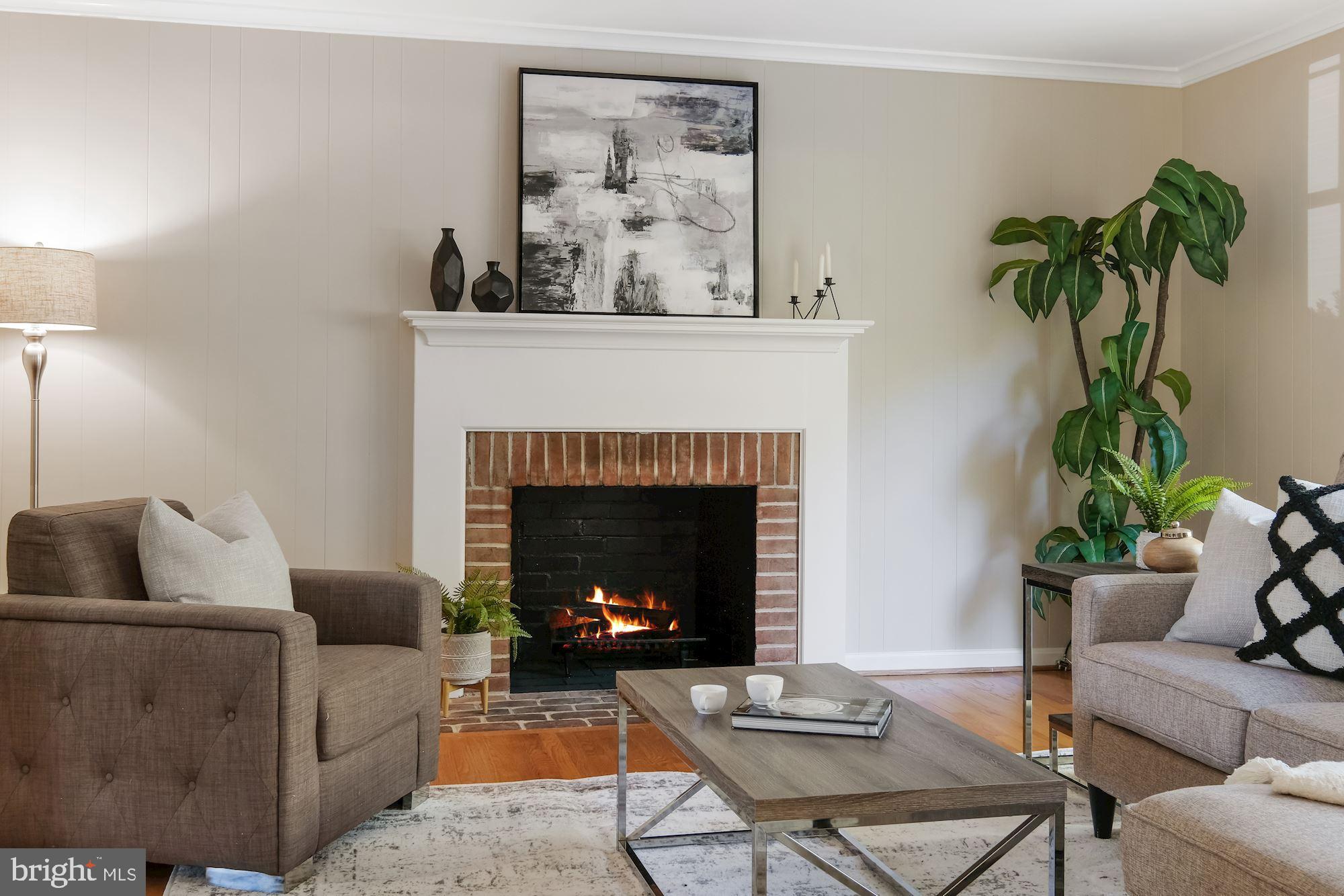 14829 Spring Meadows Drive Darnestown, MD 20874 - Photo 11 of 52 Wood burning fireplace in family room