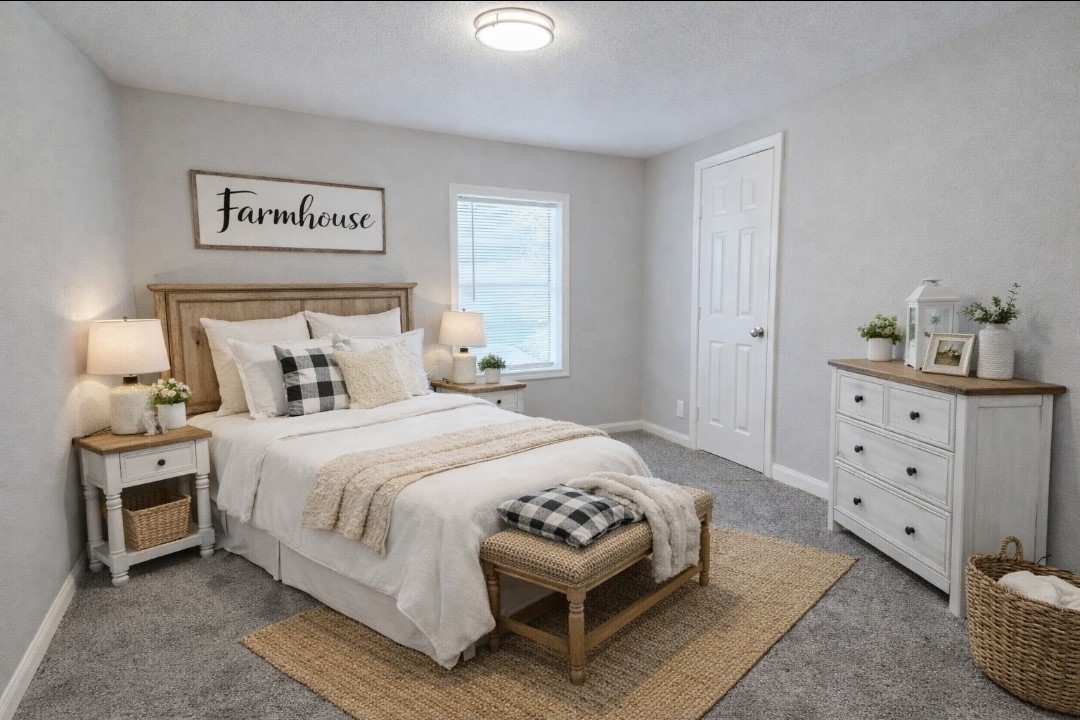 309 E Pine Daisetta, TX 77533 - Photo 13 of 23 a bedroom with a bed and a closet