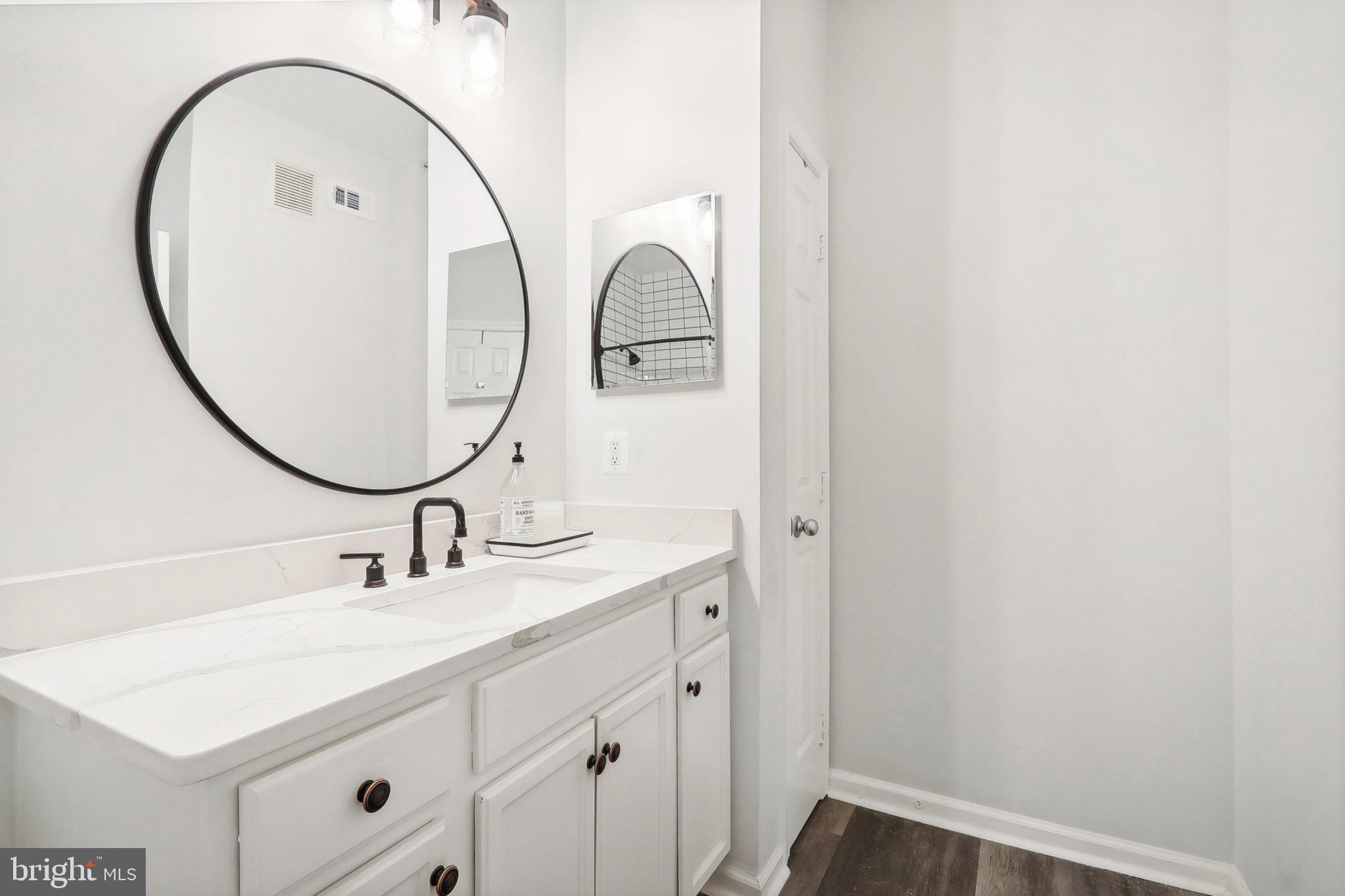 1516 North Point Drive, Unit 301 Reston, VA 20194 - Photo 19 of 31 a bathroom with a sink and a mirror