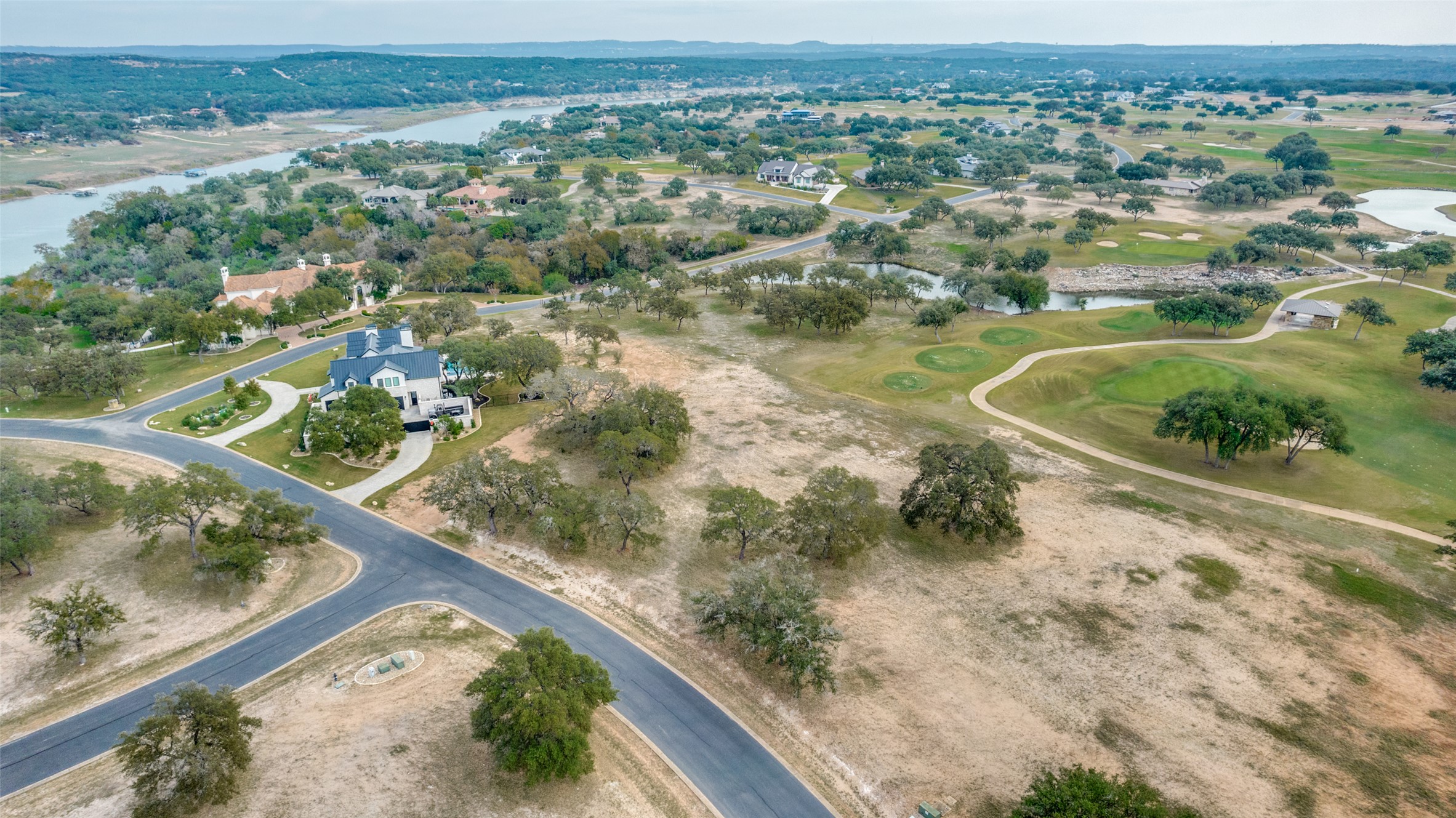 2711 Cliff Point Spicewood, TX 78669 - Photo 11 of 22 an aerial view of lake