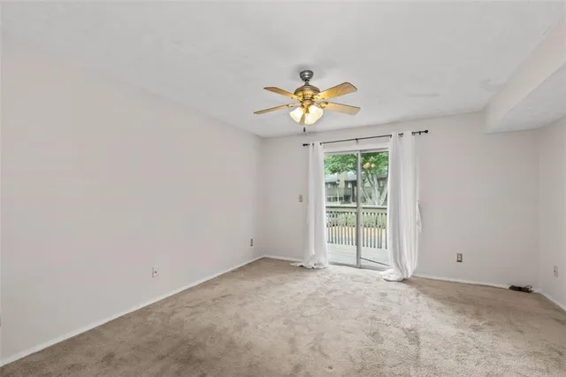 a view of an empty room