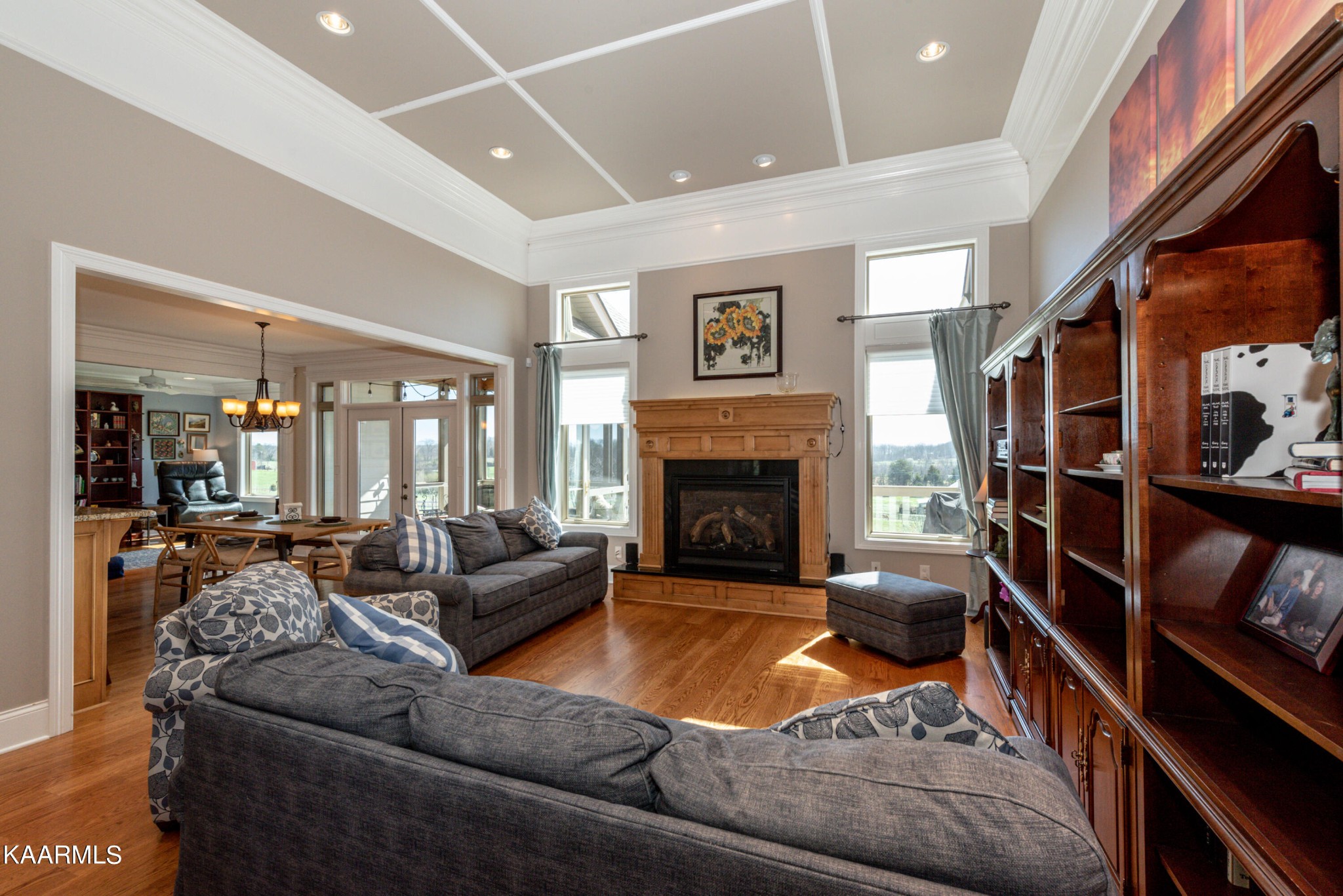 6069 Morganton Road Greenback, TN 37742 - Photo 22 of 60 a living room with furniture and a fireplace