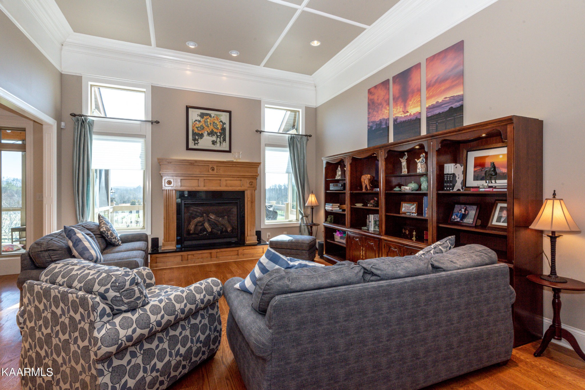 6069 Morganton Road Greenback, TN 37742 - Photo 23 of 60 a living room with furniture and a fireplace