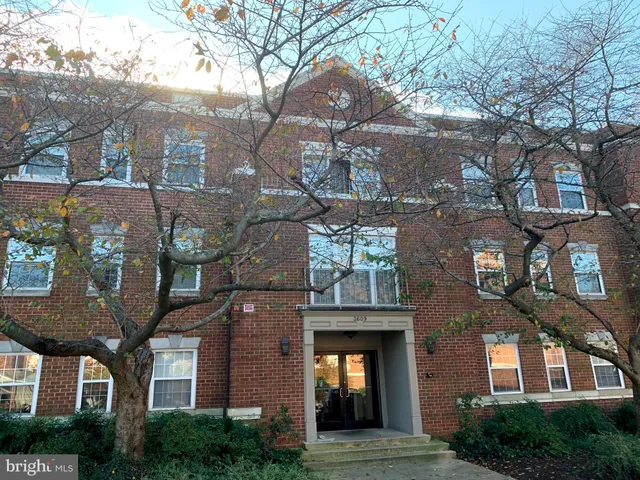 a front view of a building