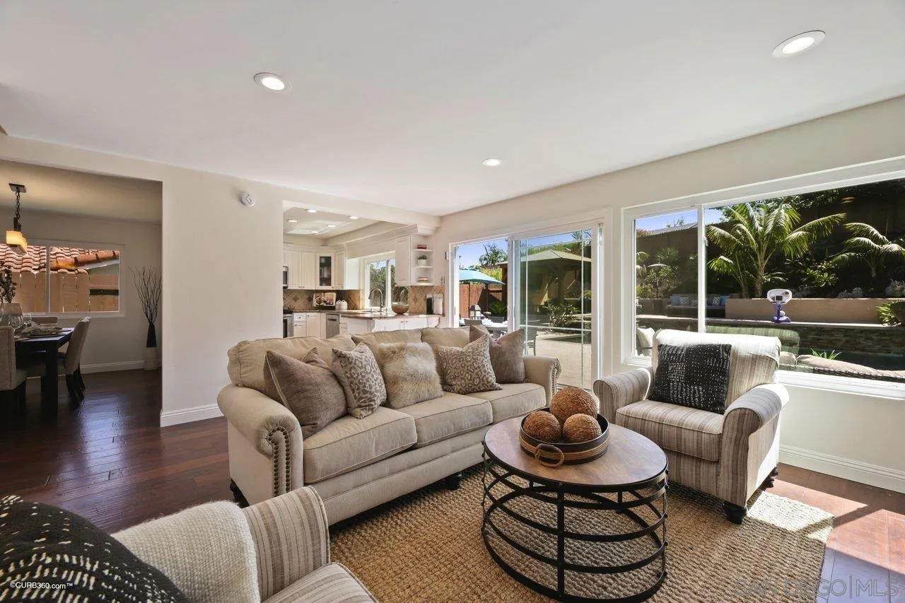 1540 Avenida De Las Lilas Encinitas, CA 92024 - Photo 15 of 39 a living room with furniture and a large window