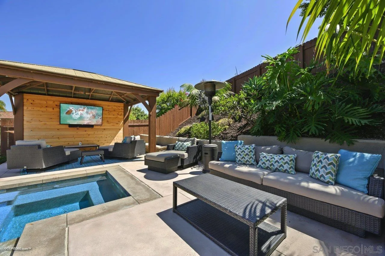 1540 Avenida De Las Lilas Encinitas, CA 92024 - Photo 35 of 39 a view of an outdoor sitting area with a couch