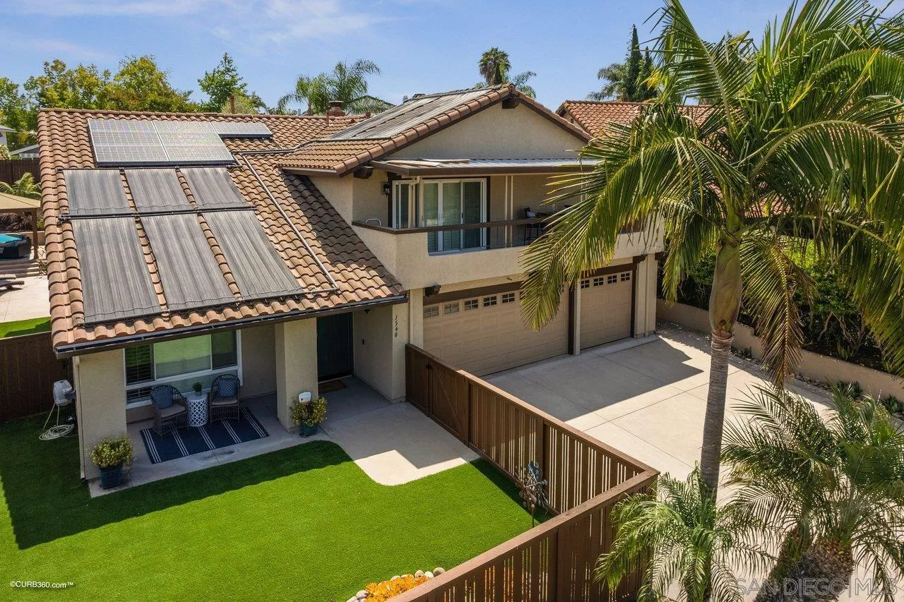 1540 Avenida De Las Lilas Encinitas, CA 92024 - Photo 4 of 39 a view of a house with wooden fence