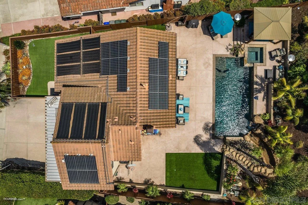 1540 Avenida De Las Lilas Encinitas, CA 92024 - Photo 6 of 39 an aerial view of residential houses and car parked