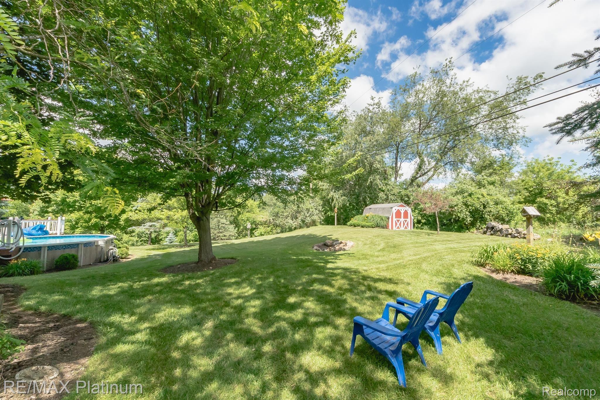 3738 West Schafer Road Pinckney, MI 48169 - Photo 52 of 75 Yard and pool.