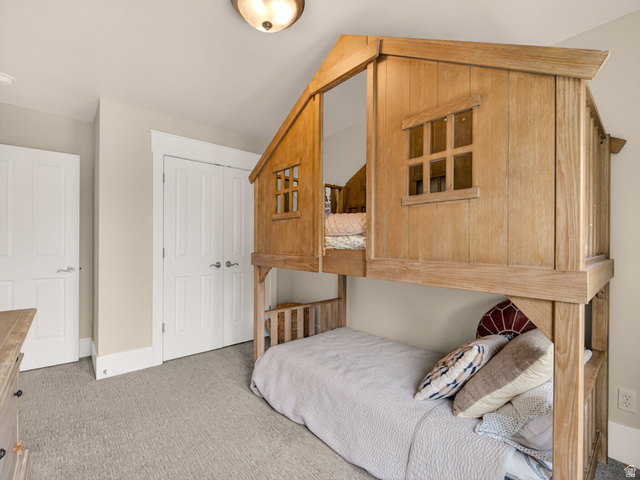 557 Craftsman Way Midway, UT 84049 - Photo 40 of 59 Built-in bunk bed featuring a wood-panel exterior with decorative window details