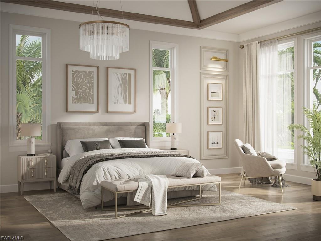 560 Rudder Road Naples, FL 34102 - Photo 6 of 23 a bedroom with a bed and glass window